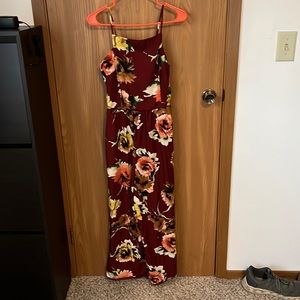 Size small floral jumpsuit